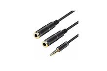 3.5mm Audio Cable Male to 2 Female Aux Cable Stereo Jack Splitter Cable Adapter