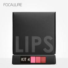 FOCALLURE Matte Lipstick Set Rich Color Velvet Waterproof