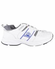 Shikhar Men's White Grey Lace Up Sports Shoes