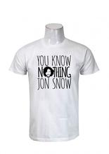 Wosa - Jon Snow GOT White Printed T-shirt For Men