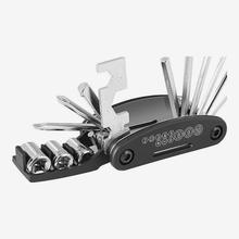 16 In 1 Multi Function Bike Bicycle Cycling Mechanic Repair Tool Kit - Black