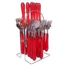 24 Pcs Cutlery Set Contains- 6 Pcs Each Big Spoon,Small Spoon,Fork,Butter Knife