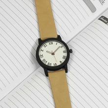 Beige Strap White Dial Analog Watch (Unisex)