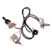 Kmise Two Humbucker Guitar Wiring Harness Black 3 Way Toggle Switch