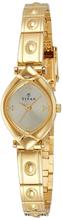 Titan Analog Champagne Dial Women's Watch 2417YM02