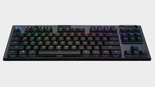 Logitech G913 Tenkeyless RGB Mechanical Gaming Keyboard | Bluetooth Support | Low Profile Keys | GL Clicky Switches