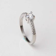 Ouxi Silver/White Zircon Ring For Women-K40015-6