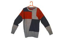 Men Color-blocked Design Striped Sweater – Multicolored