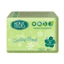 HIBIS Herbal Sanitary Pads Night use & Pantyliner 30Pads
