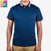 Ampersand Edinburgh Polo Short Sleeve T-shirt Blue For Men