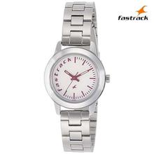 Fastrack White Dial Analog Watch For Women -  68008SM01