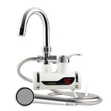 Electric Hot Water Heater Faucet Kitchen Heating Dispenser Tap With Shower