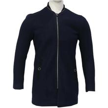 Blue Plain Jacket For Men