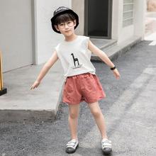 Children's vest _2019 new wild children's suit boy summer