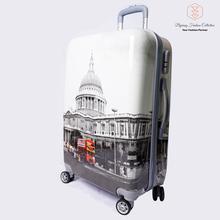 Unisex Spinner Rolling Luggage 3D Mi Pattern Printing Suitcase 24 Inch Carry-on