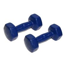 Pack Of 2 Rubber Coated DumbBell - 1 kg Each