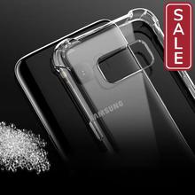 SALE- Shockproof Clear Soft Silicone Armor Case for