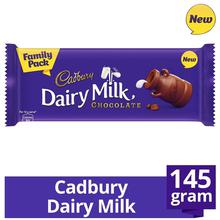 Cadbury Dairy Milk Chocolate, Family Pack, 145gm