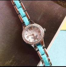 Ultima Blue Stone Studded Butterfly Analog Watch For Women