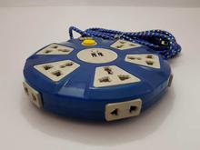 Yue Wei 3.2 meter Portable Heavy duty Extension Cord (Board/ Socket)- 10 ways socket and 2 USB port- Blue 