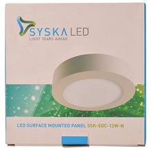 Syska 12W LED Surface Light Round/Square SSK-SDC-12W-N