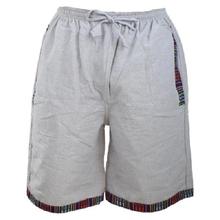 Grey Linen Shorts for Men