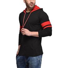 SALE- Cenizas Men's Hooded Full Sleeves Dual Tone Round Neck Casual