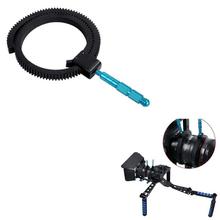 Aluminum Alloy Zoom Ring Focusing Handle For DSLR Camera-Black