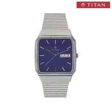 Titan Karishma 139SM04 Purple Dial Analog Watch For Men - Silver