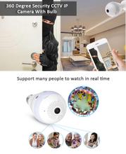 360 Degree Security CCTV IP Camera With Bulb