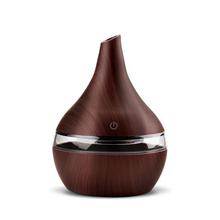 300ML USB Electric Aroma Air Diffuser Wood Ultrasonic Air Humidifier