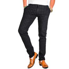 Virjeans Stretchable Cotton Check Black Chinos Pant for Men (VJC 715) 5