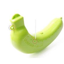 Cute Banana Protector Case Container Trip Outdoor Lunch Fruit Box Storage Holder Cheap Banana Trip Outdoor Box