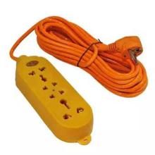 5 Meter 4 Socket Extension Cord - Orange