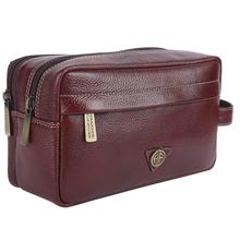 Hammonds Flycatcher Genuine Leather Toiletry Bag