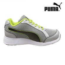 Puma Grey/Limepunch Running Shoes For Men - 36619604