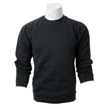 Black Solid Sweatshirts For Men