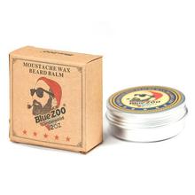 Blue ZOO Men Organic Beard Oil Balm Moustache Wax Styling