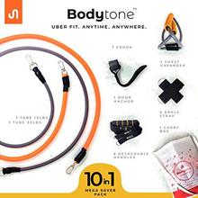 BodyBand ToneX Latex Resistance Toning Tube Bands (Light, Heavy)