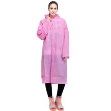 Pink Transparent Raincoat