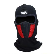 Black/Red M1 Ninja Full Face Mask with Air Filter