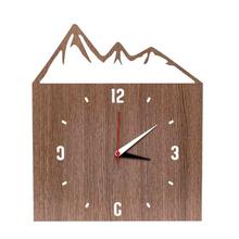 Brown Mountain Design Stylish Analog Wall Clock