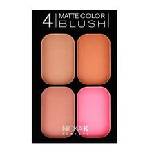 NICKA K Four Color Matte Blush CBM02