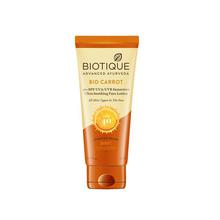 Biotique Bio Carrot Face And Body Sun Lotion SPF 40 Sunscreen 50ml