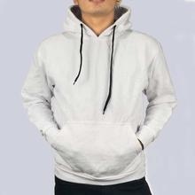 Men Plain Winter Hoodie (White)