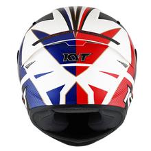 KYT Helmet- Pix Blue Red