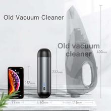 Baseus Cordless Portable Car Vacuum Cleaner High Power for Quick Car Cleaning, DC 15V Portable Auto Vacuum Cleaner-Black