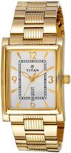 Titan Slimline Analog Gold Dial Men's Watch 90024YM06