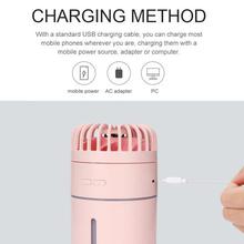 2000 mAh Battery Fan with Air Humidifier 400ML USB Aroma