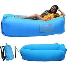 Air Sleeping Banana Bag Fast Inflatable Sleeping Bag Sofa